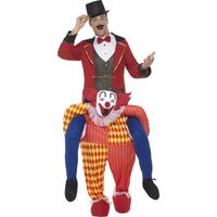 Ride on kostuum clownspak voor volwassenen One size  -