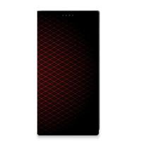 Samsung Galaxy S23 Ultra | Hoesje met Magneet | Geruit Rood