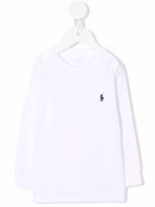 POLO RALPH LAUREN KIDS t-shirt à motif Pony brodé - Blanc