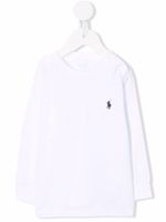 Ralph Lauren Kids t-shirt à motif Pony brodé - Blanc