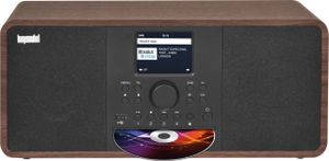 imperial DABMAN i205CD DAB+ en internetradio met CD - hout