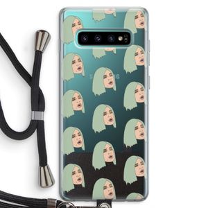 King Kylie: Samsung Galaxy S10 Plus Transparant Hoesje met koord