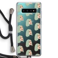 King Kylie: Samsung Galaxy S10 Plus Transparant Hoesje met koord