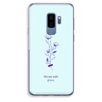 Bloom with grace: Samsung Galaxy S9 Plus Transparant Hoesje