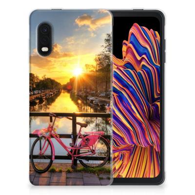 Samsung Xcover Pro | Silliconen Back Cover | Amsterdamse Grachten