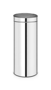 Brabantia touch bin afvalemmer 30 liter brilliant steel