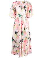 Acler robe ceinturée à fleurs - Multicolore