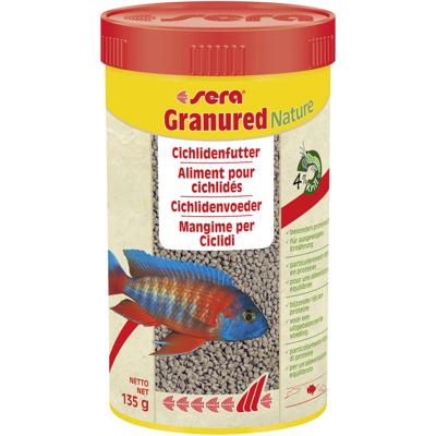 Sera Granured Nature Visvoer 250ml - Eiwitrijk voor Kleur & Groei Aquariumvissen