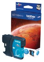 Inktcartridge Brother LC-1100HYC blauw HC