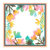 Sizzix • layered stencils botanical border 4pcs