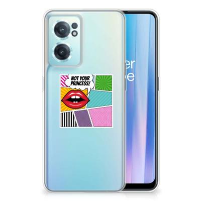 OnePlus Nord CE 2 5G | Sillicone Back Cover | Popart Princess OnePlus Nord CE 2 5G | Sillicone Back Cover | Popart Princess