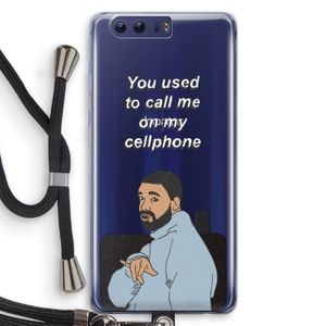 Hotline bling: Honor 9 Transparant Hoesje met koord