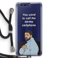 Hotline bling: Honor 9 Transparant Hoesje met koord