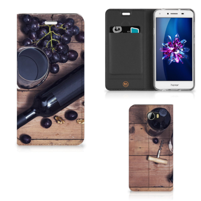 Huawei Y5 2 | Y6 Compact | Flip Style Cover | Wijn