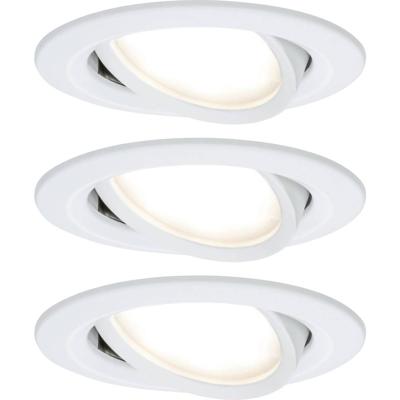 Paulmann 93449 Nova Inbouwlamp Set van 3 stuks LED LED 18 W Wit (mat)