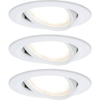 Paulmann 93449 Nova Inbouwlamp Set van 3 stuks LED LED 18 W Wit (mat)