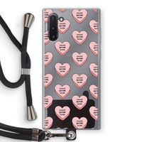 Chicks before dicks: Samsung Galaxy Note 10 Transparant Hoesje met koord