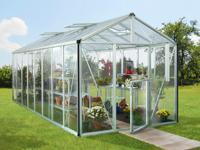 Vitavia Tuinkas Zeus (3 mm gehard veiligheidsglas, Aluminium, ca. 15,7 qm)
