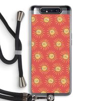 Zon: Samsung Galaxy A80 Transparant Hoesje met koord