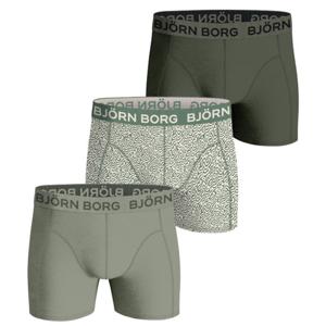 Bjorn Borg boxershorts 3-pack cotton stretch  Khaki