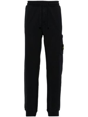 Stone Island pantalon de jogging à patch logo - Bleu