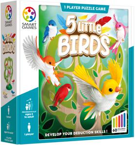 SmartGames 5 Little Birds leerspel Nederlands, 1 speler, Vanaf 5 jaar, 60 opdrachten