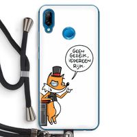 Geen Gezeik: Huawei P20 Lite Transparant Hoesje met koord