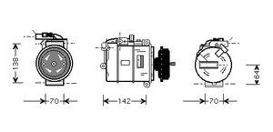 AIRCO COMPRESSOR 2.5 TDi Zonder Vrijloop 5800K087