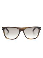 Saint Laurent Eyewear lunettes de soleil SL 402 à monture carrée - Marron - thumbnail