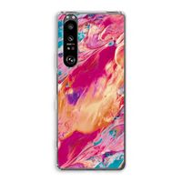 Pastel Echoes: Sony Xperia 1 III Transparant Hoesje