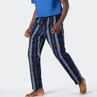 Schiesser Pyjamabroek blauw met ruit - thumbnail