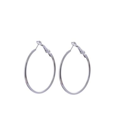 Go Dutch Label Creolen 4 cm Zilver