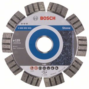 Bosch Accessoires Diamantdoorslijpschijf Best for Stone 125 x 22,23 x 2,2 x 12 mm 1st - 2608602642