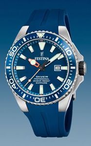 Horlogeband Festina F20664/1 Rubber Blauw