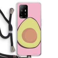 Avocado: Oppo A95 5G Transparant Hoesje met koord
