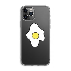 Spiegelei: iPhone 11 Pro Max Transparant Hoesje