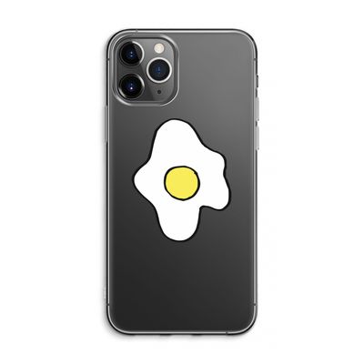 Spiegelei: iPhone 11 Pro Max Transparant Hoesje
