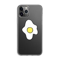 Spiegelei: iPhone 11 Pro Max Transparant Hoesje