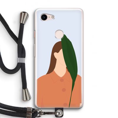 Leaf: Pixel 3 Transparant Hoesje met koord
