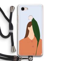 Leaf: Pixel 3 Transparant Hoesje met koord