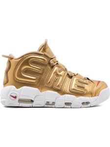 Supreme x Nike baskets Air More Uptempo - Métallisé