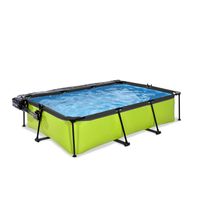 EXIT Lime zwembad - 300 x 200 x 65 cm - met filterpomp en overkapping - thumbnail