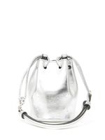 Maison Margiela mini sac seau à effet métallisé - Argent - thumbnail