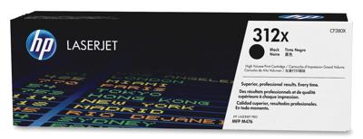 HP toner 312X, 4 400 pagina&apos;s, OEM CF380X, zwart
