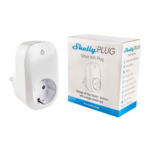 Shelly Plug White smart plug 3500 W Thuis Wit