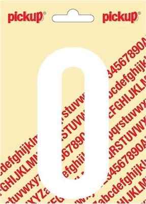 Plakcijfer Nobel Sticker cijfer 0 - Pickup