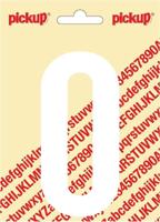 Plakcijfer Nobel Sticker cijfer 0 - Pickup