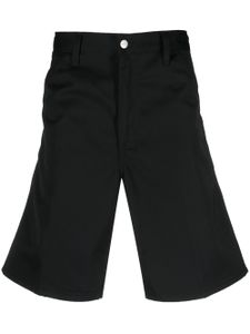 Carhartt WIP logo-patch knee-length bermuda shorts - Noir