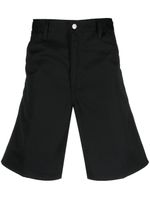 Carhartt WIP logo-patch knee-length bermuda shorts - Noir