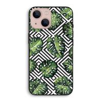 Geometrische jungle: iPhone 13 mini Biologisch afbreekbaar hoesje